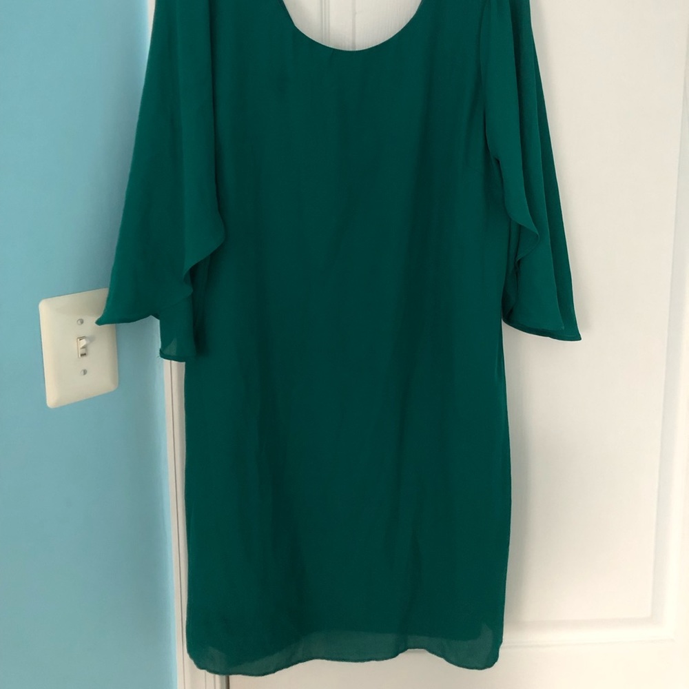 Emerald Shift Dress